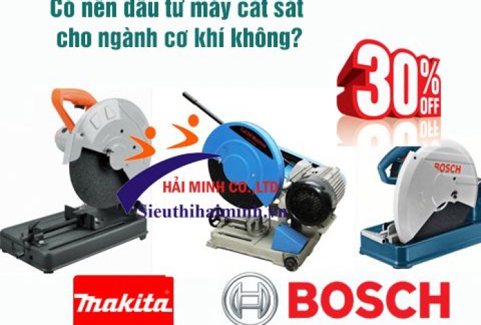 Có nên đầu tư máy cắt sắt cho ngành cơ khí không?