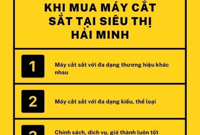 Giải Pháp Kinh Tế Khi Mua Máy Cắt Sắt Tại Siêu Thị Hải Minh