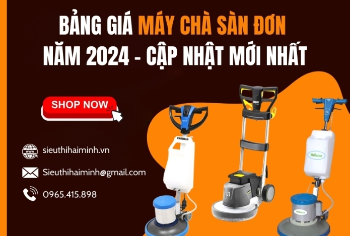 Bảng Giá Máy Chà Sàn Đơn Năm 2025 - Cập Nhật Mới Nhất