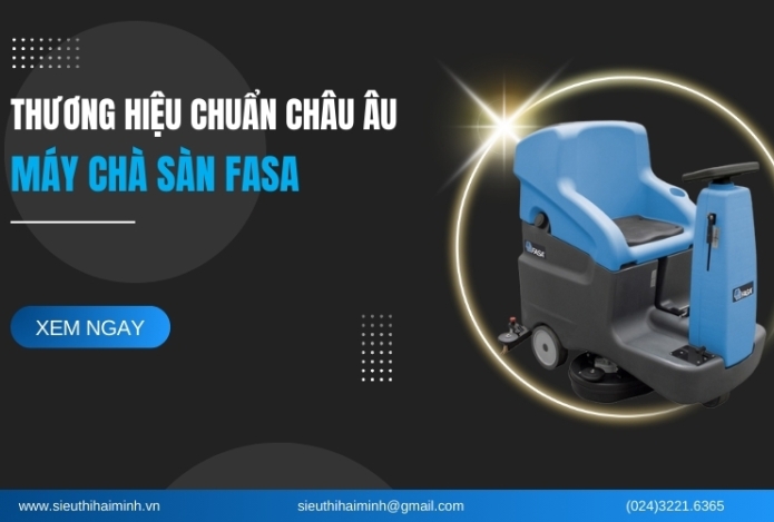 Máy Chà Sàn Fasa – Thương Hiệu Chuẩn Châu Âu