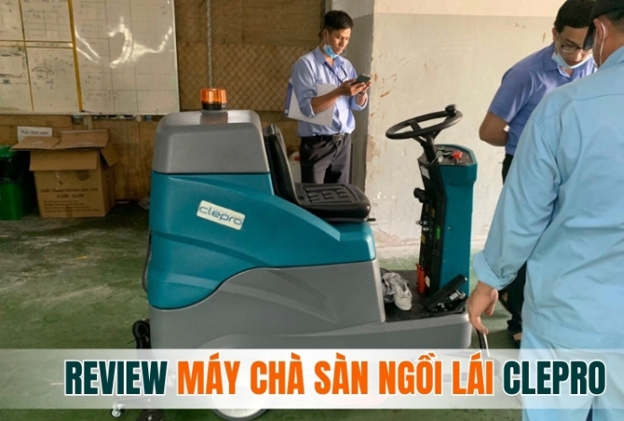 Review Máy Chà Sàn Ngồi Lái Clepro: Có Gì Hot?