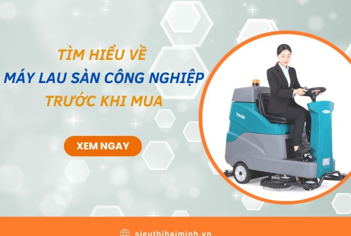 Tìm Hiểu Về Máy Lau Sàn Công Nghiệp Trước Khi Mua