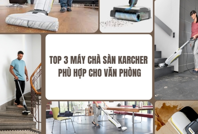 Top 3 máy chà sàn Karcher phù hợp cho văn phòng