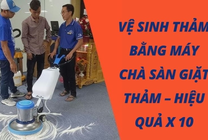 Vệ Sinh Thảm Bằng Máy Chà Sàn Giặt Thảm – Hiệu quả X 10