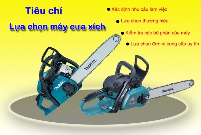 4 Tiêu Chí Để Chọn Mua Máy Cưa Xích Phù Hợp