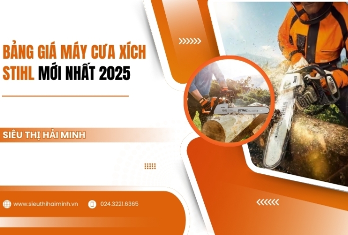 Bảng Giá Máy Cưa Xích Stihl Mới Nhất 2025