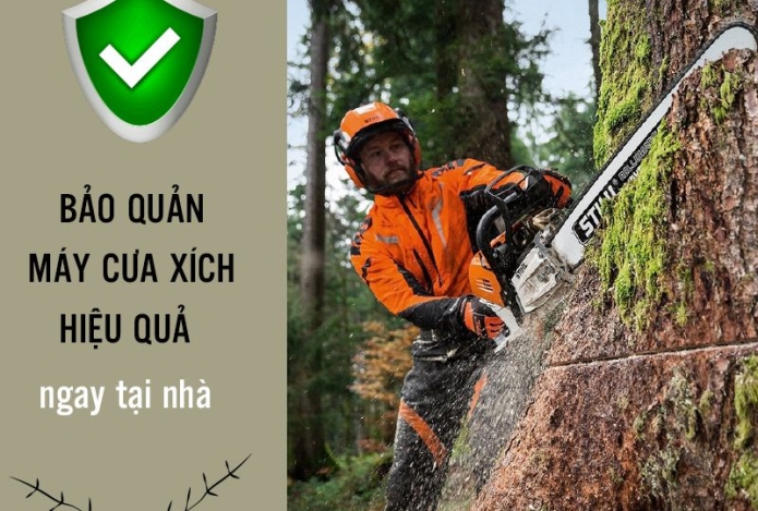 Mách Bạn Cách Tự Bảo Dưỡng Máy Cưa Xích Hiệu Quả Ngay Tại Nhà