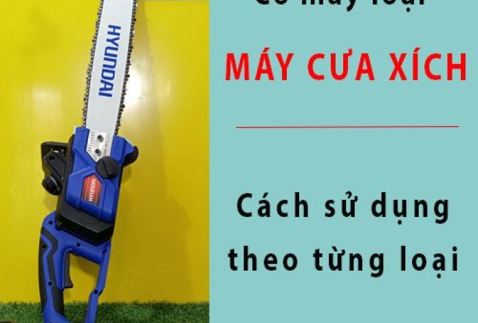 Có Mấy Loại Máy Cưa Xích? Cách Sử Dụng Theo Từng Loại