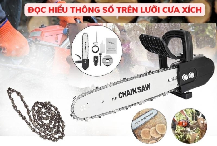 Phân Biệt Các Loại Sên Máy Cưa Xích Và Cách Đếm Mắt Xích Chính Xác Nhất