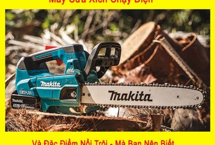 Đặc Điểm Nổi Trội Của Máy Cưa Xích Chạy Điện Mà Bạn Nên Biết