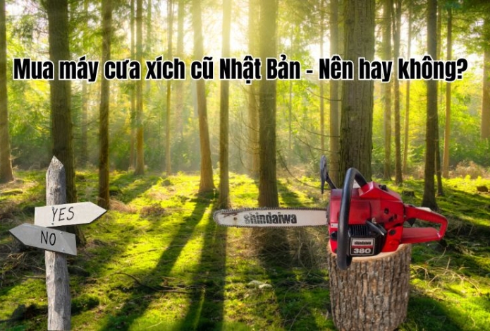 Mua máy cưa xích cũ Nhật Bản – Nên hay không?