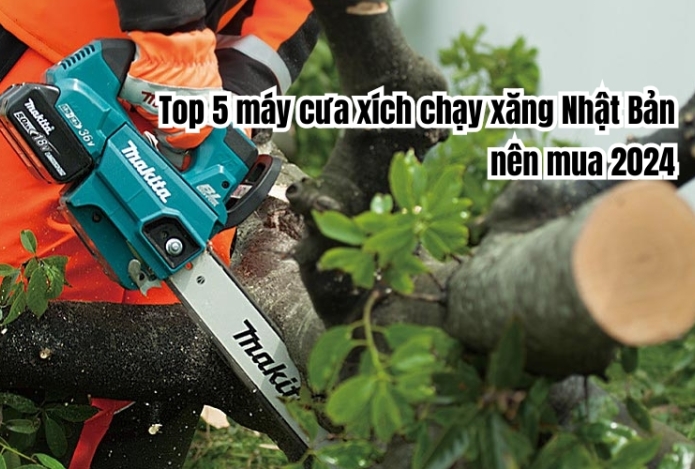 Top 5 máy cưa xích chạy xăng Nhật Bản nên mua 2024