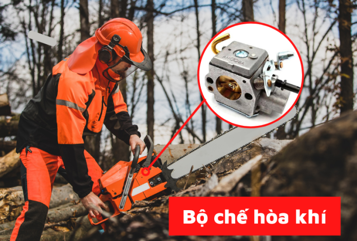 Tất Tần Tật Những Điều Cần Biết Về Bộ Chế Hòa Khí Máy Cưa Xích