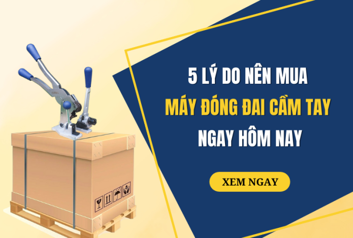 5 Lý Do Nên Mua Máy Đóng Đai Cầm Tay Ngay Hôm Nay