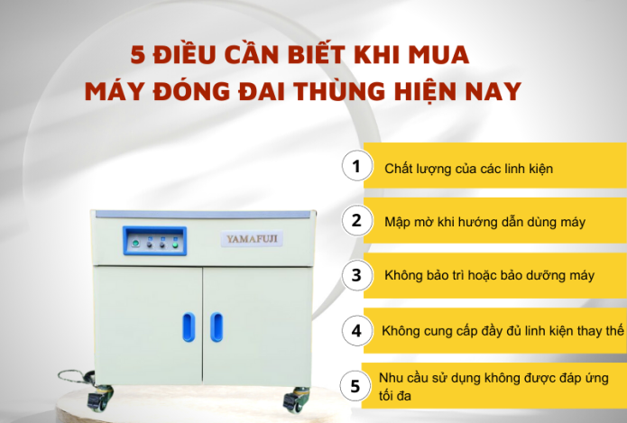 Sai Lầm Khi Lựa Chọn Máy Đóng Đai Thùng Mà Bạn Không Hề Biết