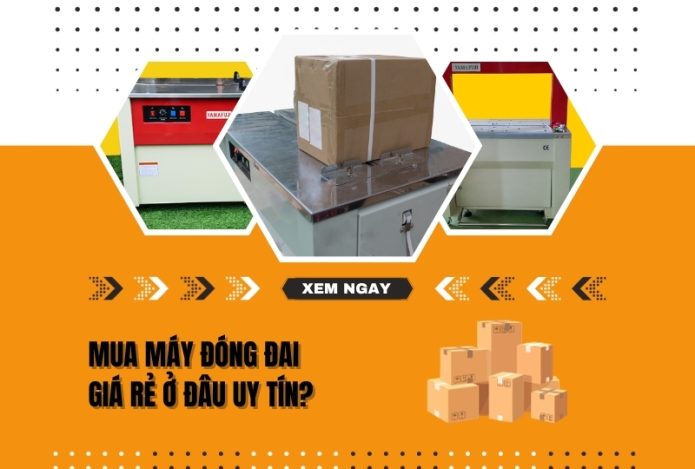 Mua máy đóng đai giá rẻ ở đâu uy tín?