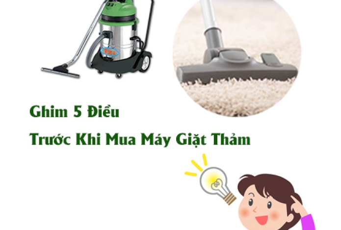 Ghim 5 Điều Này Trước Khi Mua Máy Giặt Thảm