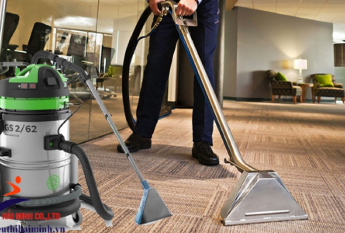 Hút Bụi Thảm Với Máy Hút Bụi Công Nghiệp An Toàn, Hiệu Quả