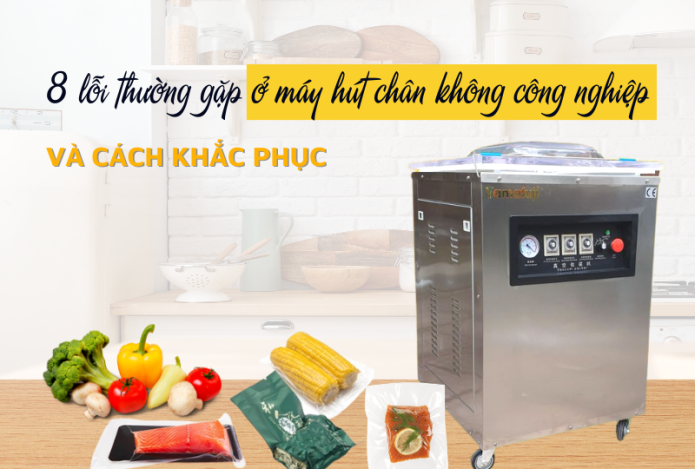 8 lỗi thường gặp ở máy hút chân không công nghiệp và cách khắc phục