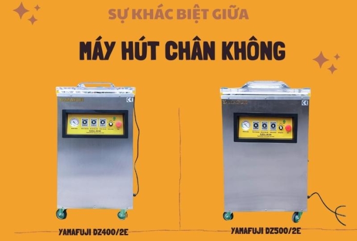 Sự khác biệt giữa máy hút chân không DZ-400/2E và DZ-500/2E