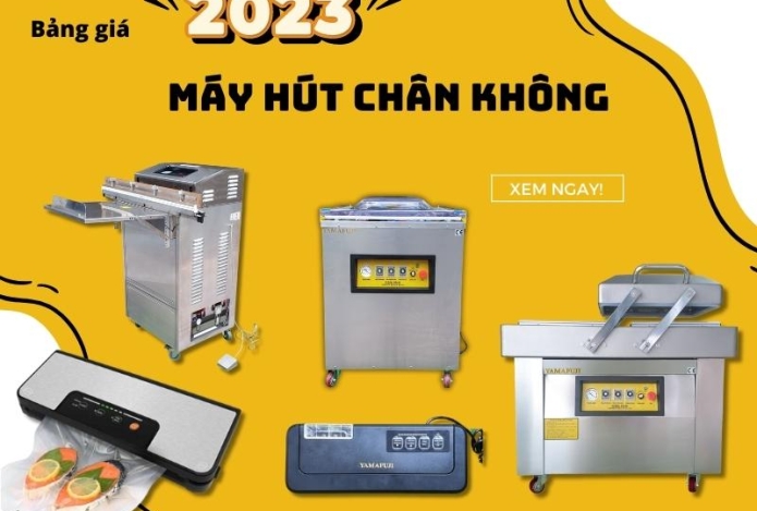 Cập nhật bảng giá máy hút chân không mới nhất