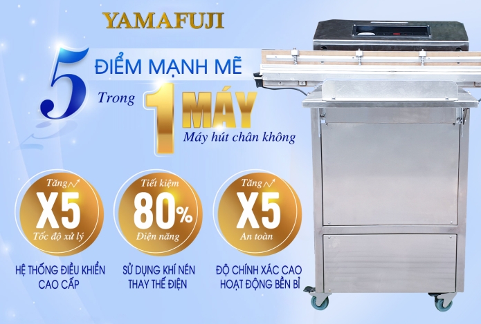 Review máy hút chân không vòi ngoài Yamafuji DZ-800W