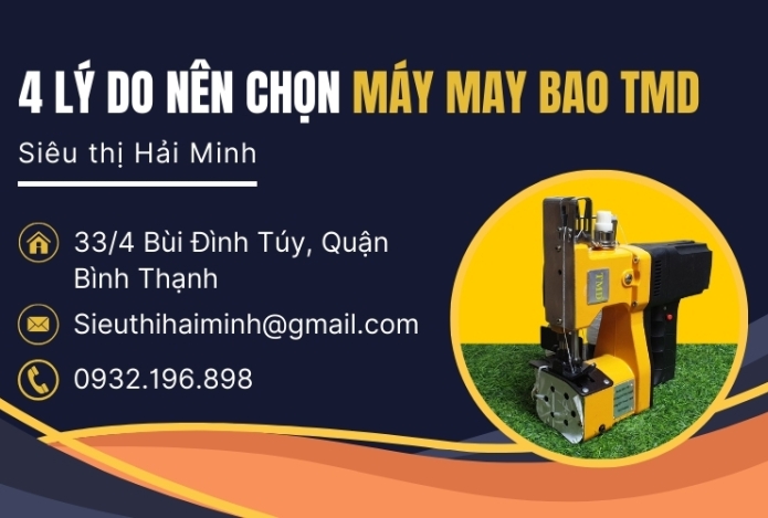 4 Lý Do Bạn Nên Đầu Tư Máy May Bao TMD