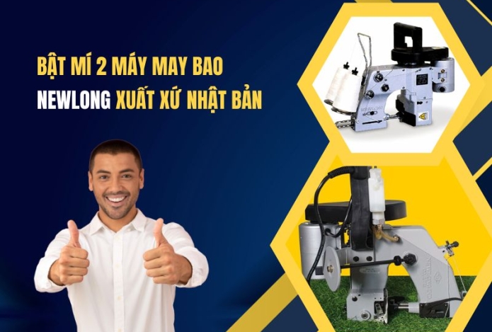 Bật Mí 2 máy may bao NewLong Xuất Xứ Nhật Bản