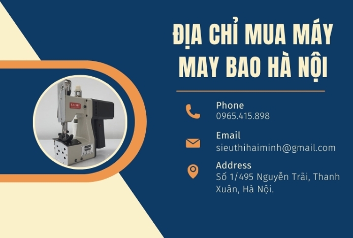 Địa chỉ mua máy may bao chất lượng, giá rẻ tại Hà Nội