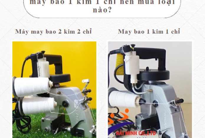 Máy may bao 2 kim 2 chỉ và máy may bao 1 kim 1 chỉ nên mua loại nào?