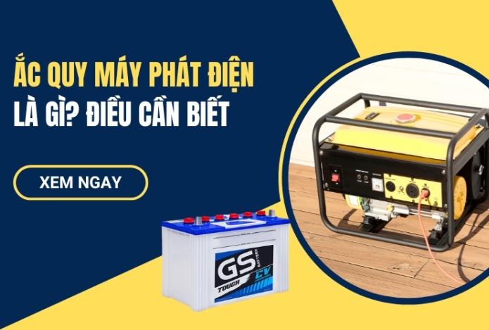 Ắc Quy Máy Phát Điện Là Gì? Điều Cần Biết