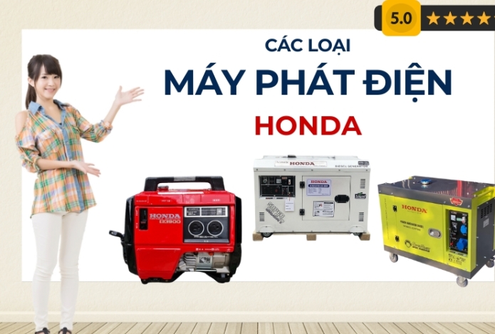 Các loại máy phát điện Honda điều bạn cần biết