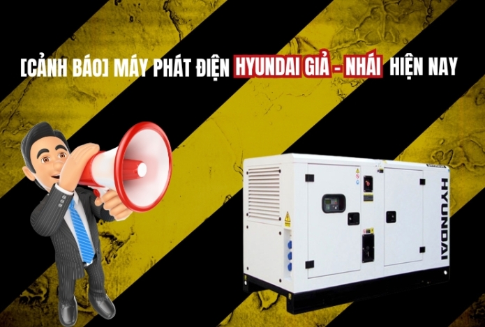 [Cảnh Báo] Máy Phát Điện Hyundai Giả - Nhái Hiện Nay