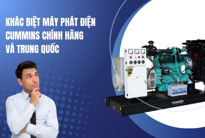 Khác Biệt Máy Phát Điện Cummins Chính Hãng và Trung Quốc