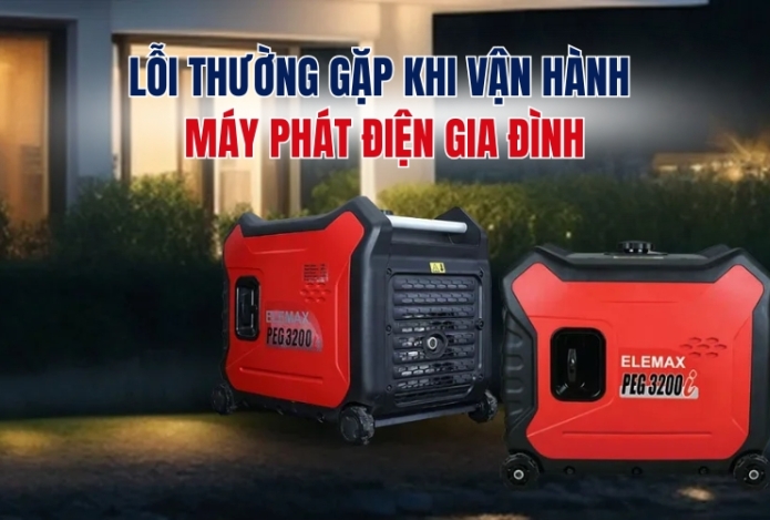 Lỗi Thường Gặp Khi Vận Hành Máy Phát Điện Gia Đình