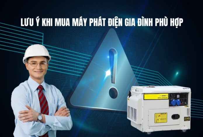 Lưu Ý Khi Mua Máy Phát Điện Gia Đình Phù Hợp