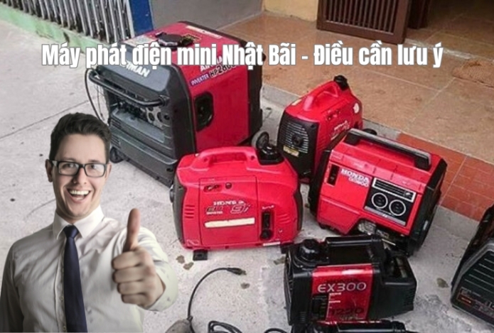 Máy phát điện mini Nhật Bãi - Điều cần lưu ý