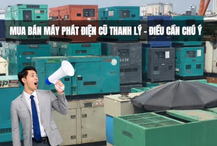 Mua Bán Máy Phát Điện Cũ Thanh Lý - Điều Cần Chú Ý