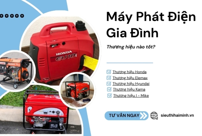 Nên Chọn Máy Phát Điện Gia Đình Thương Hiệu Nào