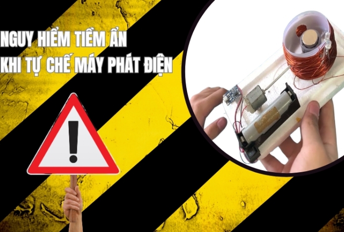 Nguy Hiểm Tiềm Ẩn Khi Tự Chế Máy Phát Điện