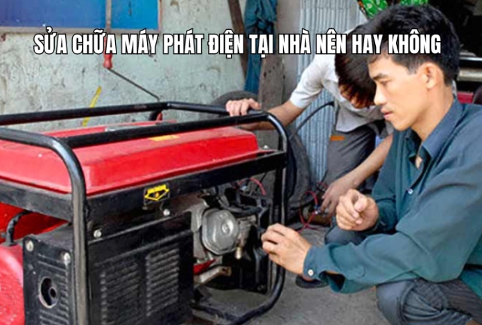 Sửa Chữa Máy Phát Điện Tại Nhà Nên Hay Không