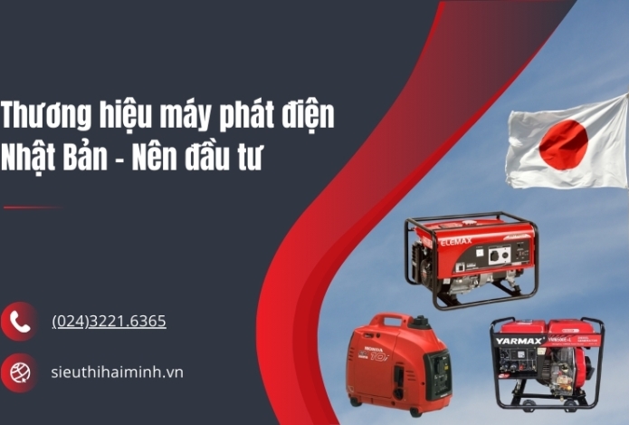 Thương hiệu máy phát điện Nhật Bản - Nên đầu tư