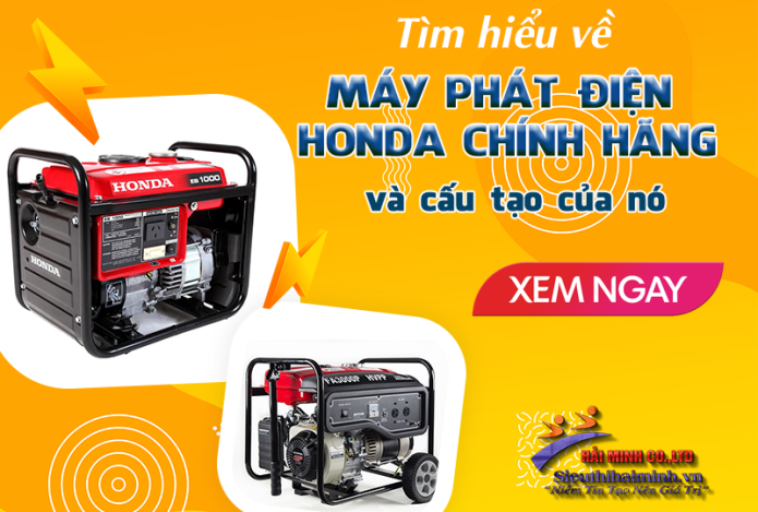 Tìm Hiểu Về Máy Phát Điện Honda Chính Hãng Và Cấu Tạo Của Nó