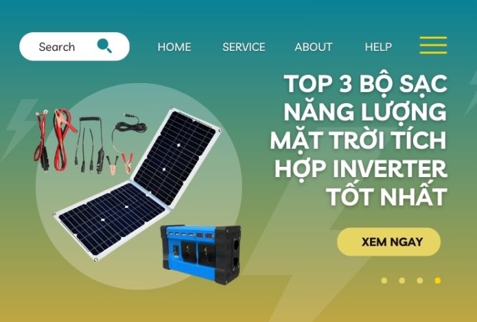 Top 3 bộ sạc năng lượng mặt trời tích hợp inverter tốt nhất