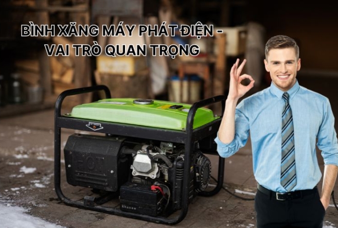 Bình xăng máy phát điện - Vai trò quan trọng