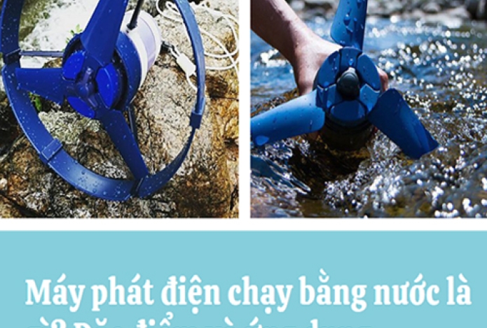 Máy phát điện chạy bằng nước là gì? Đặc điểm và ứng dụng