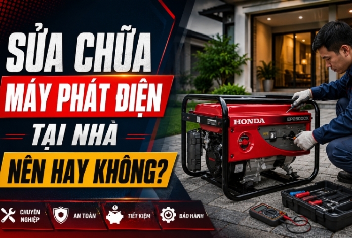 Sửa Chữa Máy Phát Điện Tại Nhà Nên Hay Không