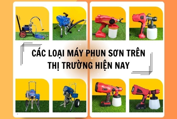 Phân Loại Máy Phun Sơn - Ưu Nhược Điểm