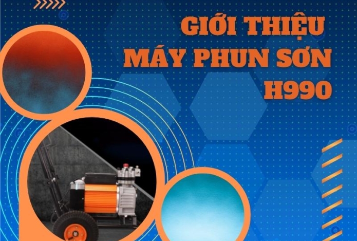 Giới thiệu máy phun sơn H990