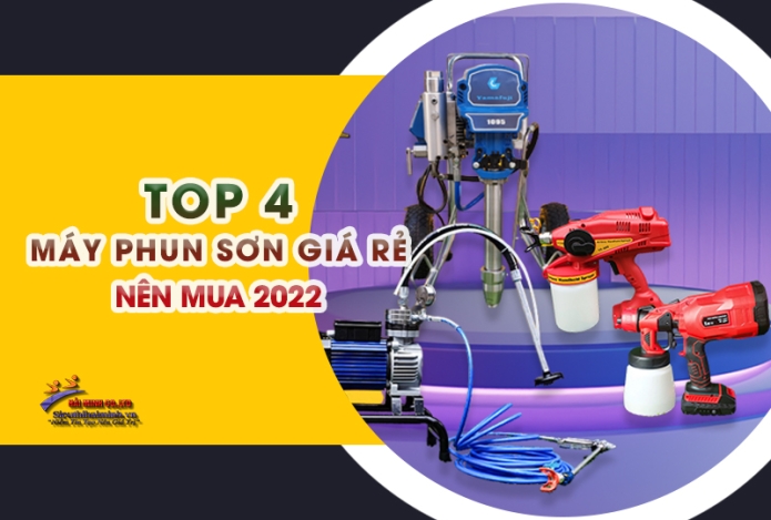 Top 4 Máy Phun Sơn Giá Rẻ Chưa Tới 2 Triệu Nên Mua 2022